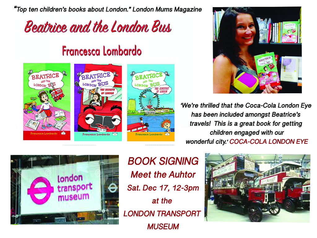 Book signing and Meet the Author at the London Transport Museum