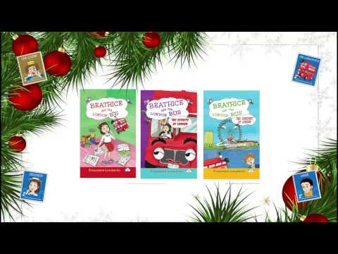Beatrice and the London Bus Christmas Card!